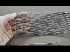 مش طناب فولادی ضد زنگ یک توری کابلی معماری ایمن و زیبا است