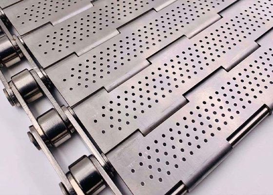 تسمه نقاله سوراخ دار صفحه ای 1-4 میلی متری برای محصولات با چگالی کم و زیاد