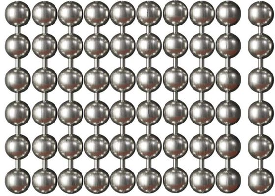 پرده گره فلزی فولاد ضد زنگ 2mm-12mm قطر برای تقسیم کننده فضا