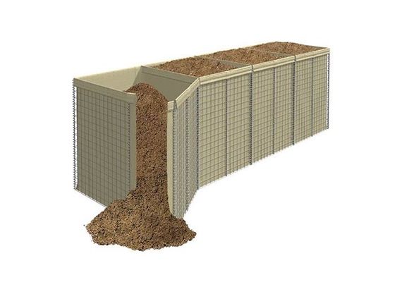 قلعه دفاعی 50 × 50 میلی متر گابیان مانع برای دفاع نظامی و حفاظت از سیل