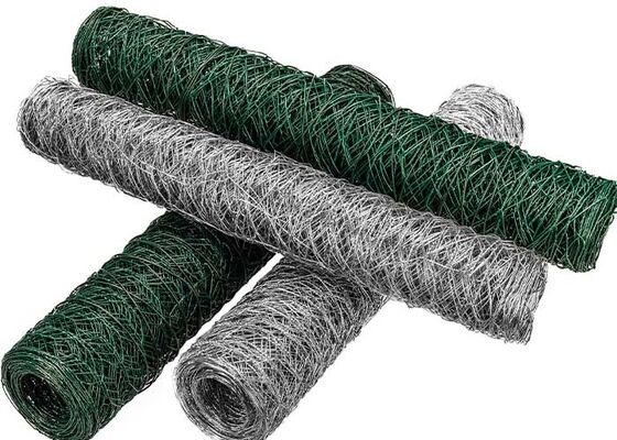 شبکه های پرنده ای گالوانیزه، پوشش PVC و فولاد ضد زنگ