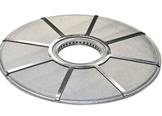 0.5mm–200um Leaf Disc Filter Screen Mesh Steel Stainless 304