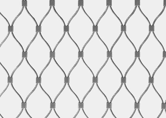 مش طناب فولادی ضد زنگ یک توری کابلی معماری ایمن و زیبا است