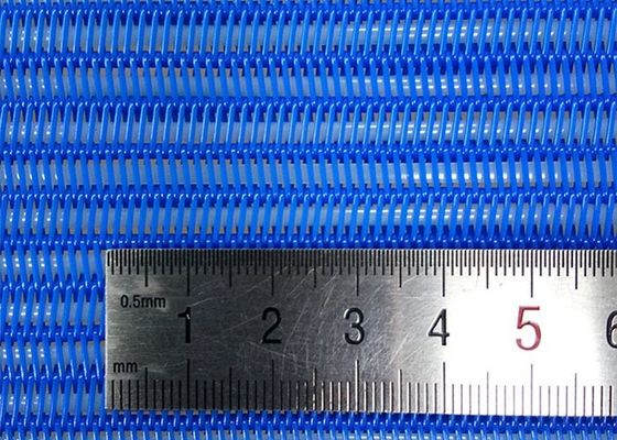 تسمه مشبک مارپیچ 0.5 تا 1.2 میلی متر پلی استر مشبک نوار نقاله برای آبگیری
