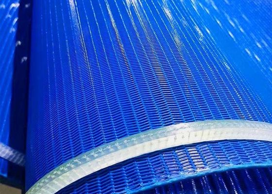 تسمه مشبک مارپیچ 0.5 تا 1.2 میلی متر پلی استر مشبک نوار نقاله برای آبگیری