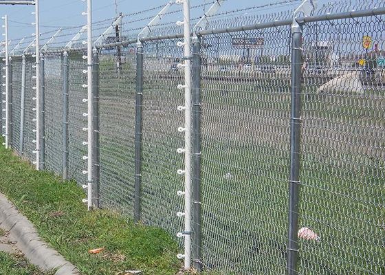 امنیت الکتریکی 1.8 M زنجیر لینک حصار پوشش وینیل
