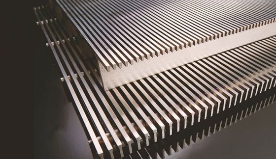 صفحات توری سیمی گوه ای استیل ضد زنگ با عرض 500-2000 میلی متر