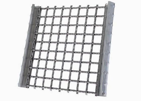 شبکه مربع ارتعاش صفحه نمایش 1mm-100mm باز کردن فولاد کشش بالا