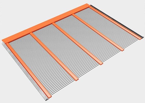 PU Support Strip Straight Wire Self Cleaning Screen Mesh (پست پشتیبان PU) سیم مستقیم خود تمیز کننده صفحه نمایش