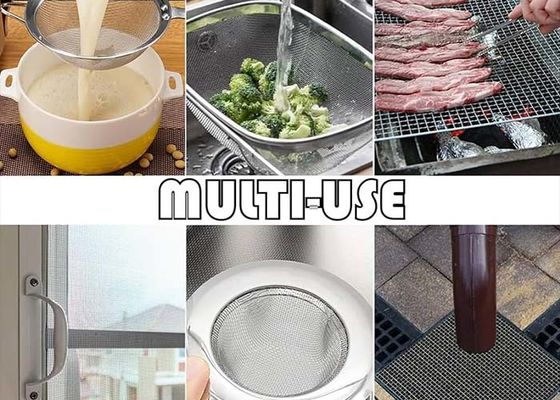 شبکه با پارچه از فولاد ضد زنگ برای فیلترات مختلف در زندگی