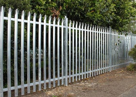 سبز گرم غوطه ور گالوانیزه سه نقطه حصار با زاویه سفید برای امنیت خوب