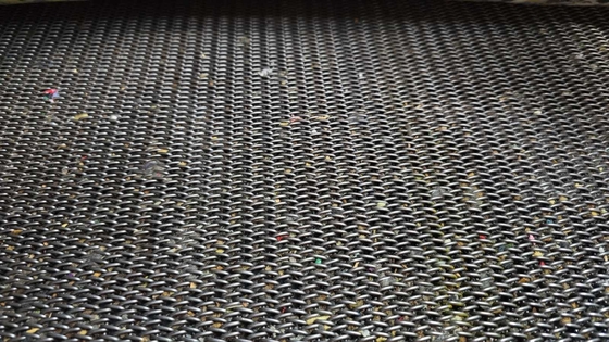 Stainless Steel 304 With Spiral Wire 0.8mm Balance Weave Belt