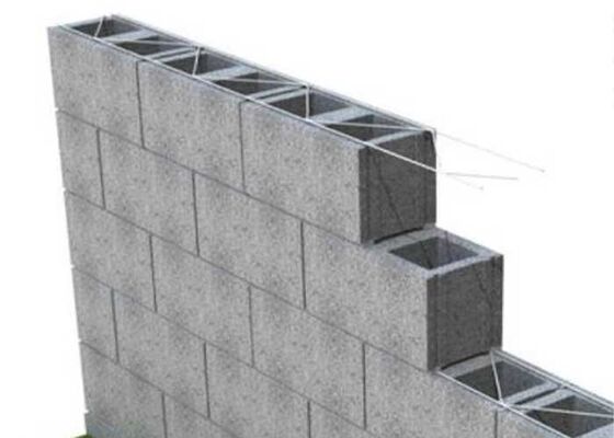 تقویت دیوار بلوکی مش جوش گالوانیزه برای سازه بنایی 50x50 میلی متر 3.5 میلی متر