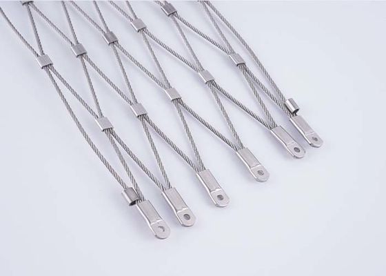 مش طناب فولادی ضد زنگ یک توری کابلی معماری ایمن و زیبا است