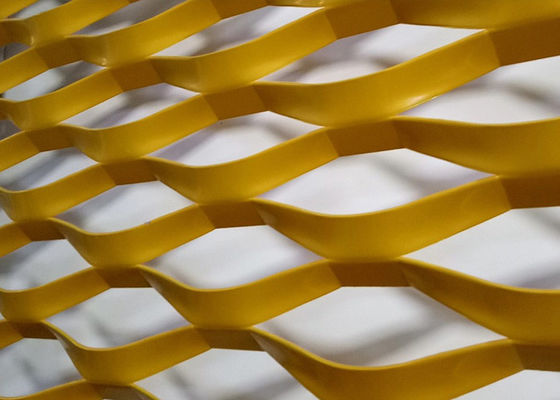 پودر پوشیده آلومینیوم گسترده فلزی Mesh برای ساخت و ساز پوشش نمای