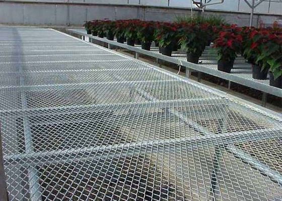 از فولاد ضد زنگ شبکه فلزی گسترده 2'10 'طول 34% ٪ 70٪ منطقه باز