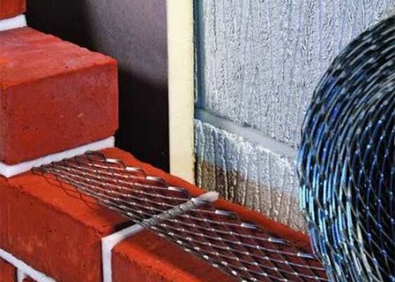 توری تقویت آجر عرض 50 میلی متر فولاد گالوانیزه برای ساخت دیوار بنایی