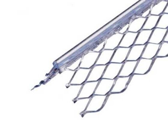گالوانیزه گره زاویه فلزی 25x25mm تقویت گوشه 2.5m طول دیواری خشک حفاظت از لبه گچ